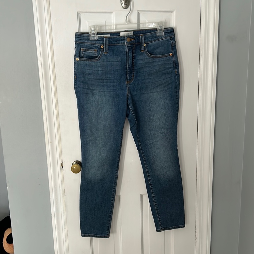 High rise skinny jeans size 10